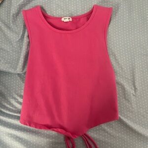 garage tank top with a open back